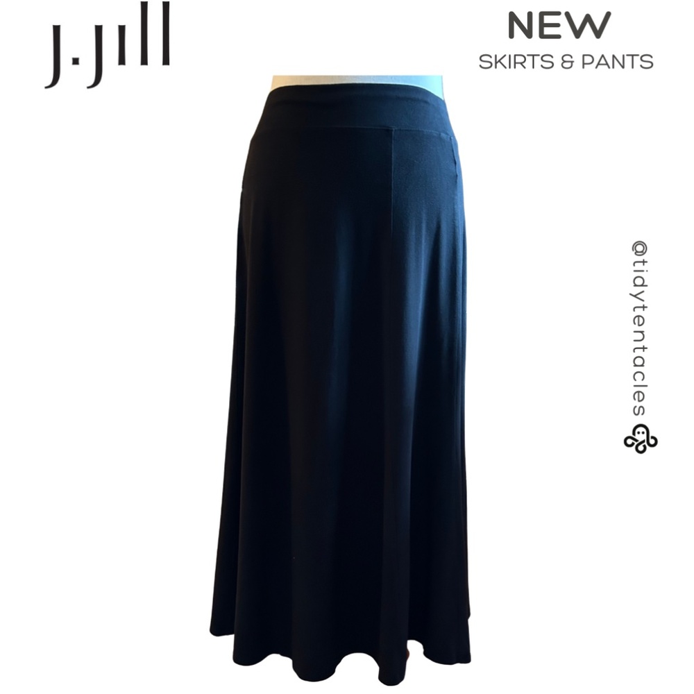 J.Jill Black Maxi Skirt Women's Size Medium - Picture 3 of 5